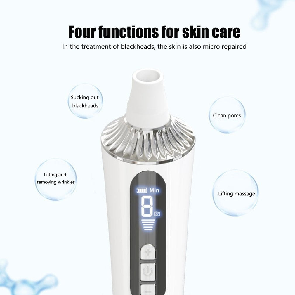 Electric Blackhead Remover Facial Pore Cleaner Skin Care Beauty Devices Face Deep Nose Cleaner Vacuum Suction Lackhead Remover