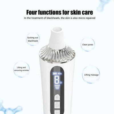 Electric Blackhead Remover Facial Pore Cleaner Skin Care Beauty Devices Face Deep Nose Cleaner Vacuum Suction Lackhead Remover