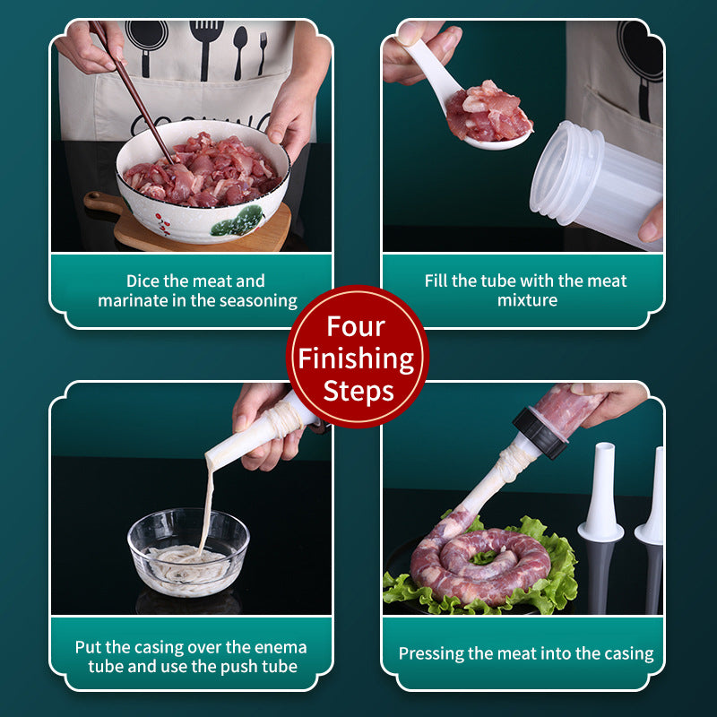 Manual Home Sausage Enema Sausage Ware Salami Homemade Sausage Casing Enema Tool Enema Sausage Ware