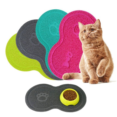 Pet Dog Puppy Cat Feeding Mat Pad Cute Cloud Shape Silicone Dish Bowl Food Feed Placement Pet Accessories Dropship