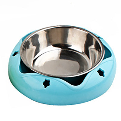 Durable Pet Dog Bowl Stainless Steel Non-slip Drinking Feeding Dual-use Food Feeder For Small Medium Dogs Cats Pet Accessories