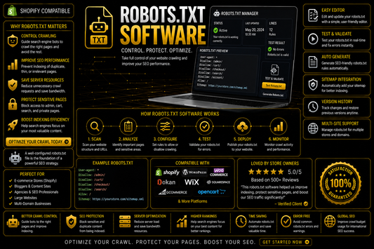 Robots.txt software