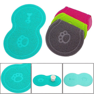 Pet Dog Puppy Cat Feeding Mat Pad Cute Cloud Shape Silicone Dish Bowl Food Feed Placement Pet Accessories Dropship