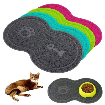 Pet Dog Puppy Cat Feeding Mat Pad Cute Cloud Shape Silicone Dish Bowl Food Feed Placement Pet Accessories Dropship