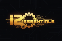 i2essentials Gold & Black Logo