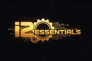 i2essentials Gold & Black Logo